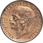 1536D 5 centesimi 1926 Spiga 2° tipo Roma Rame