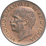 1540D 5 centesimi 1930 Spiga 2° tipo Roma Rame