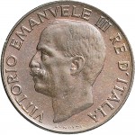 1541D 5 centesimi 1931 Spiga 2° tipo Roma Rame