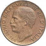 1542D 5 centesimi 1932 Spiga 2° tipo Roma Rame