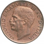 1546D 5 centesimi 1936 Spiga 2° tipo Roma Rame