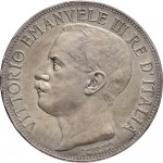 2595D 5 lire 1911 Italia e Roma genitrice Roma Argento Prove