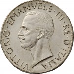 1299D 5 lire 1926 Aquila romana 1° tipo Roma Argento Prova