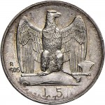 2602R 5 lire 1926 Aquila romana 2° tipo Roma Argento Prova