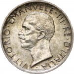 2604D 5 lire 1926 Aquila romana 3° tipo Roma Argento