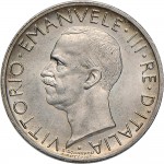 1381D 5 lire 1927 Aquila romana Roma Argento