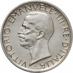 1382D 5 lire 1928 Aquila romana Roma Argento