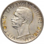 1386D 5 lire 1930 Aquila romana Roma Argento