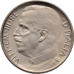 1454D 50 centesimi 1924 Giustizia su quadriga di leoni Roma Nichelio