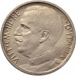 1460D 50 centesimi 1927 Giustizia su quadriga di leoni Roma Nichelio