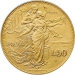 2573R 50 lire 1911 Italia e Roma genitrice Roma Oro Prova