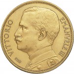 1327D 50 lire 1926 Italia aratrice 1° tipo Roma Oro