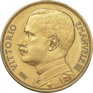 1328D 50 lire 1927 Italia aratrice 1° tipo Roma Oro