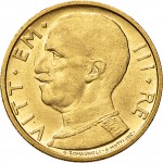 1334D 50 lire 1933 XI Littore 3° tipo Roma Oro