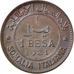 1731R 1 besa 1921 Valore Roma Rame