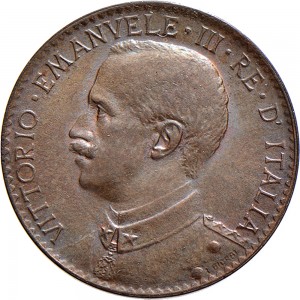 1731D 1 besa 1921 Valore Roma Rame