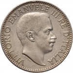 1701D 1 rupia 1910 Valore Roma Argento