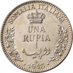 1703R 1 rupia 1913 Valore Roma Argento