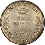 1706R 1 rupia 1919 Valore Roma Argento