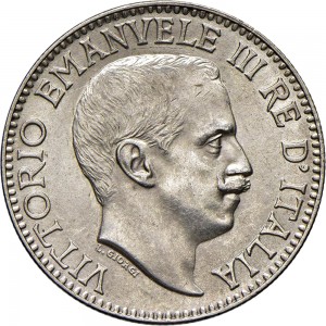 1707D 1 rupia 1920 Valore Roma Argento