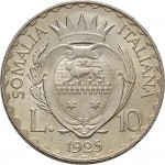1732R 10 lire 1925 Scudo a cuore Roma Argento