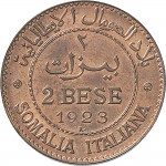 1726R 2 bese 1923 Valore Roma Rame