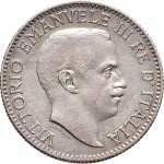 1710D Mezza rupia 1912 Valore Roma Argento