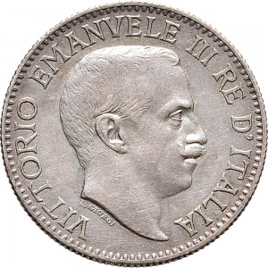 1710D Mezza rupia 1912 Valore Roma Argento