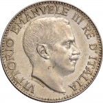 1712D Mezza rupia 1915 Valore Roma Argento