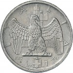 1620R 1 lira 1937 XV Aquila romana 1° tipo Roma Nichelio