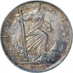 1595R 10 lire 1939 XVIII Italia marinara Roma Argento