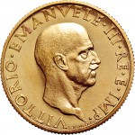 1583D 100 lire 1940 XVIII Littore 2° tipo Roma Oro