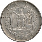 1606R 2 lire 1936 XIV Aquila romana 1° tipo Roma Nichelio