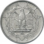 1607R 2 lire 1937 XV Aquila romana 1° tipo Roma Nichelio