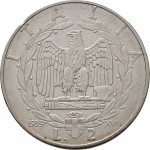1610R 2 lire 1939 XVII Aquila romana 2° tipo Roma Acmonital