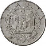 1617R 2 lire 1942 XX Aquila romana 2° tipo Roma Acmonital