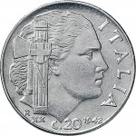 1655R 20 centesimi 1942 XX Italia fascista 2° tipo Roma Acmonital