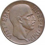 1667D 5 centesimi 1937 XV Aquila romana 1° tipo Roma Rame