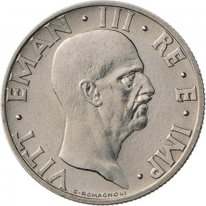 1631D 50 centesimi 1936 XIV Aquila romana 1° tipo Roma Nichelio