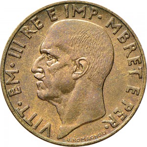 1752D 0,10 lek 1940 XVIII Ramo di alloro Roma Bronzital