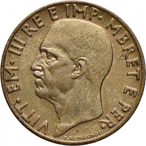 1753D 0,10 lek 1941 XIX Ramo di alloro Roma Bronzital