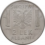 1736R 2 lek 1939 XVIII Aquila bicipite Roma Acmonital