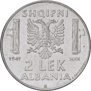 1739R 2 lek 1941 XIX Aquila bicipite Roma Acmonital