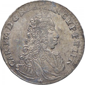 121R 5 soldi 1737 Scudo a cartoccio 1° tipo Torino Mistura di argento