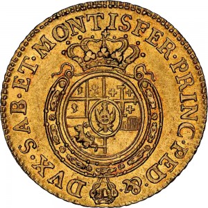 2657R Doppia da 4 scudi 1758 Scudo rotondo Torino Oro