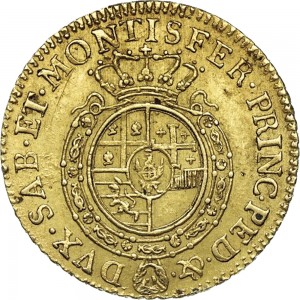 234R Doppia da 4 scudi 1772 Scudo rotondo Torino Oro