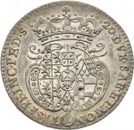 92R Lira da 20 soldi 1742 Scudo sagomato 2° tipo Torino Argento