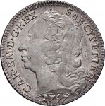 97D Lira da 20 soldi 1747 Scudo sagomato 3° tipo Torino Argento
