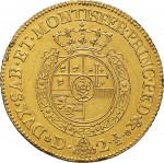 216R Mezzo carlino da 2,5 doppie 1757 Scudo rotondo Torino Oro