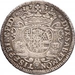 82R Ottavo di scudo da 0,12 lire 1733 Scudo sagomato Torino Argento